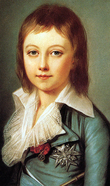 Alexander Kucharsky Portrait of Dauphin Louis Charles of France